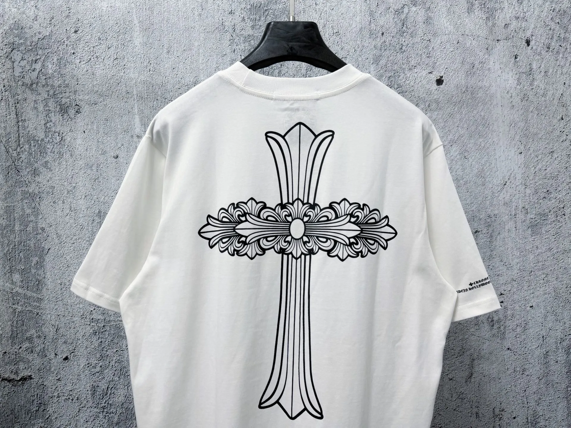 【Chrome Hearts】 25ss T Same Style T Versatile : Black White Size：S-XL